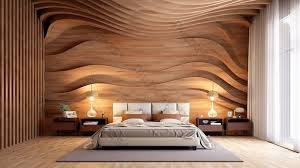 Modern wooden decoration adding style and elegance to interiors