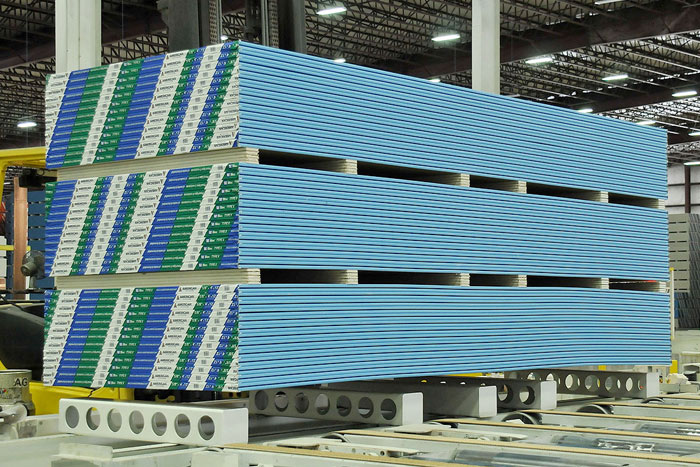 Gypsum interior work design